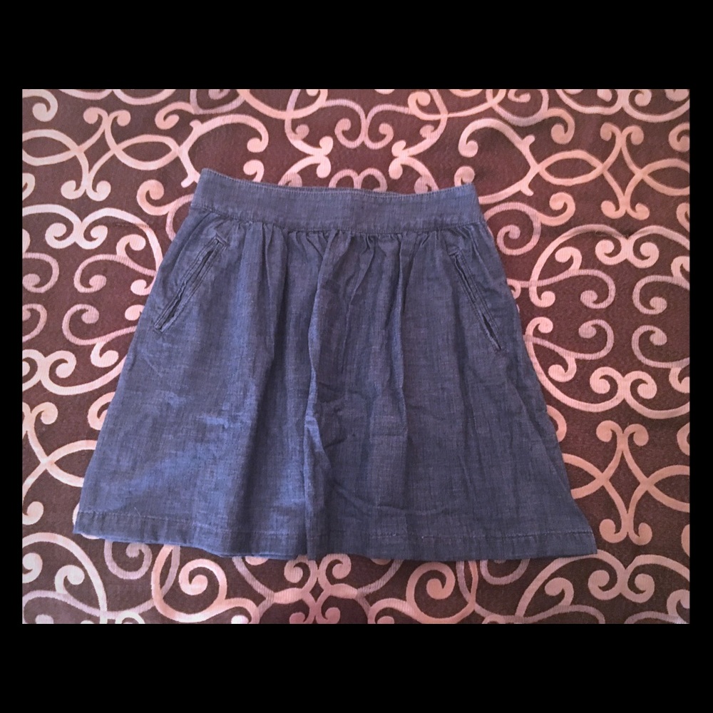 Chambray skirt
