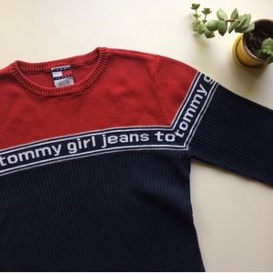 vintage tommy girl sweater