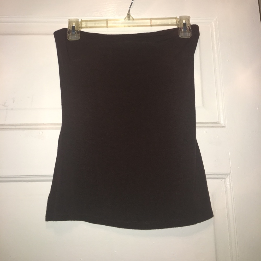 Brown tube top