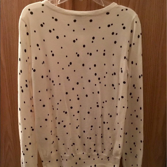 LOFT Polka Dot Cardigan - Picture 4 of 4