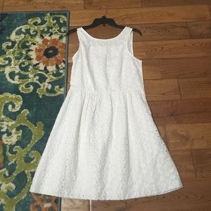 White Eyelet Dress
