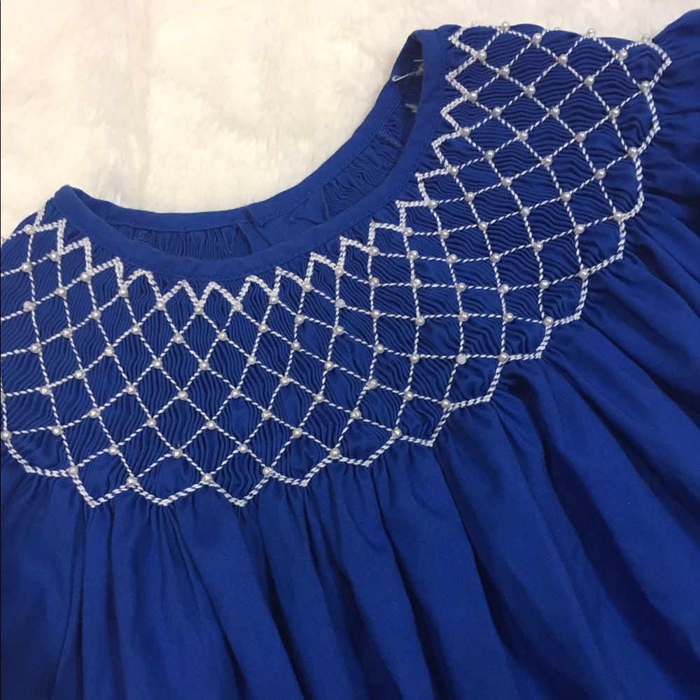 Blue mommy and me dress