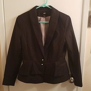 H&M black suit jacket