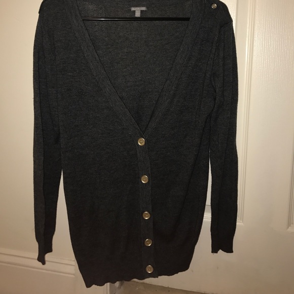 Dark grey lightweight cardigan - Picture 1 of 4