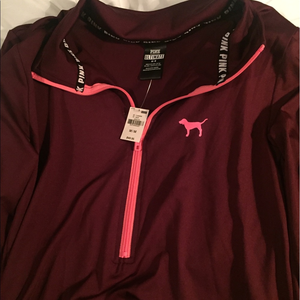 Pink 1/4 zip
