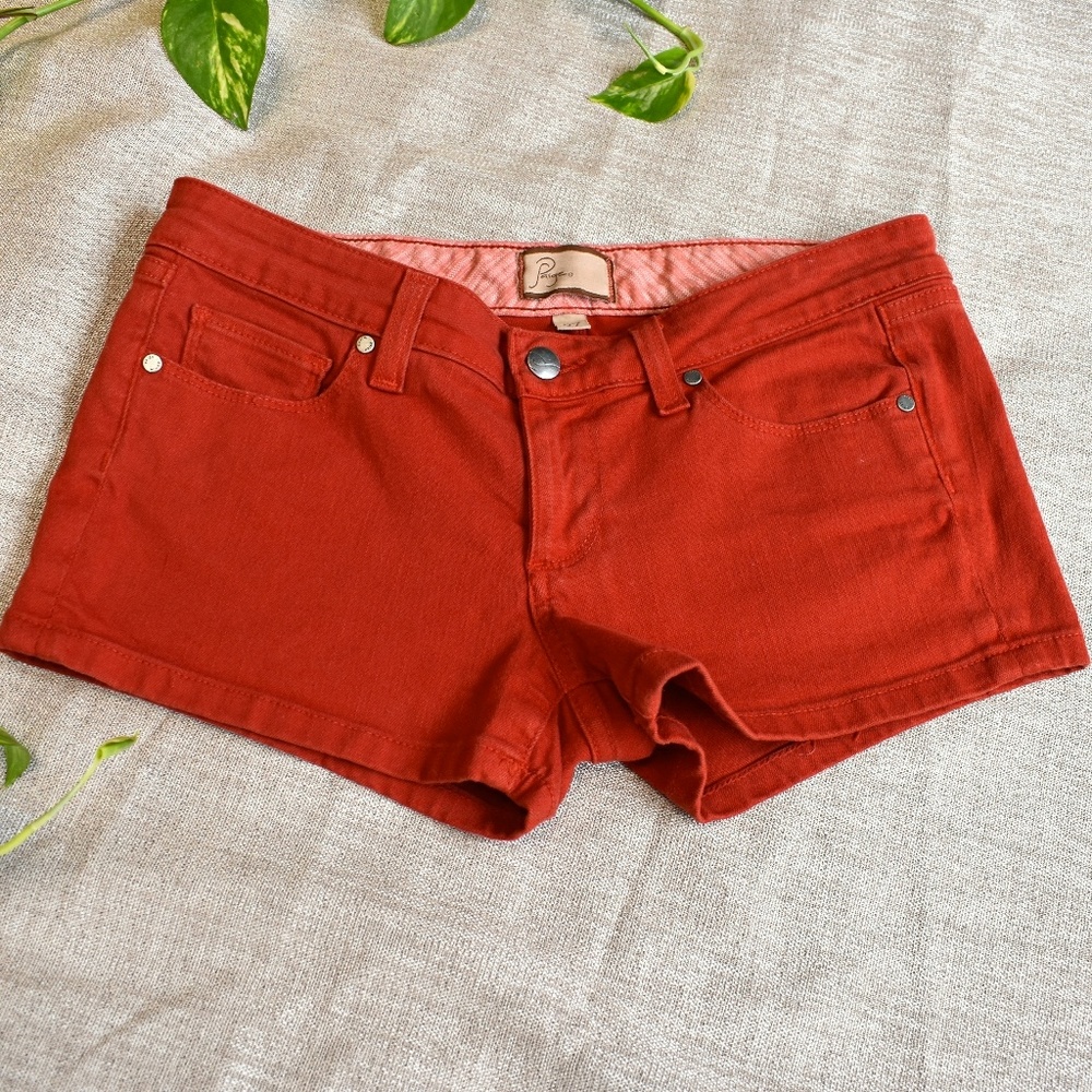 Paige Pomodoro Red Wash Canyon Shorts