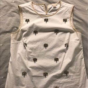 Jeweled tank top