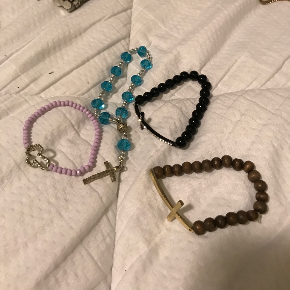Bundle of Cross bracelets
