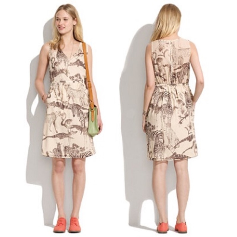 Madewell Silk Safari Dress
