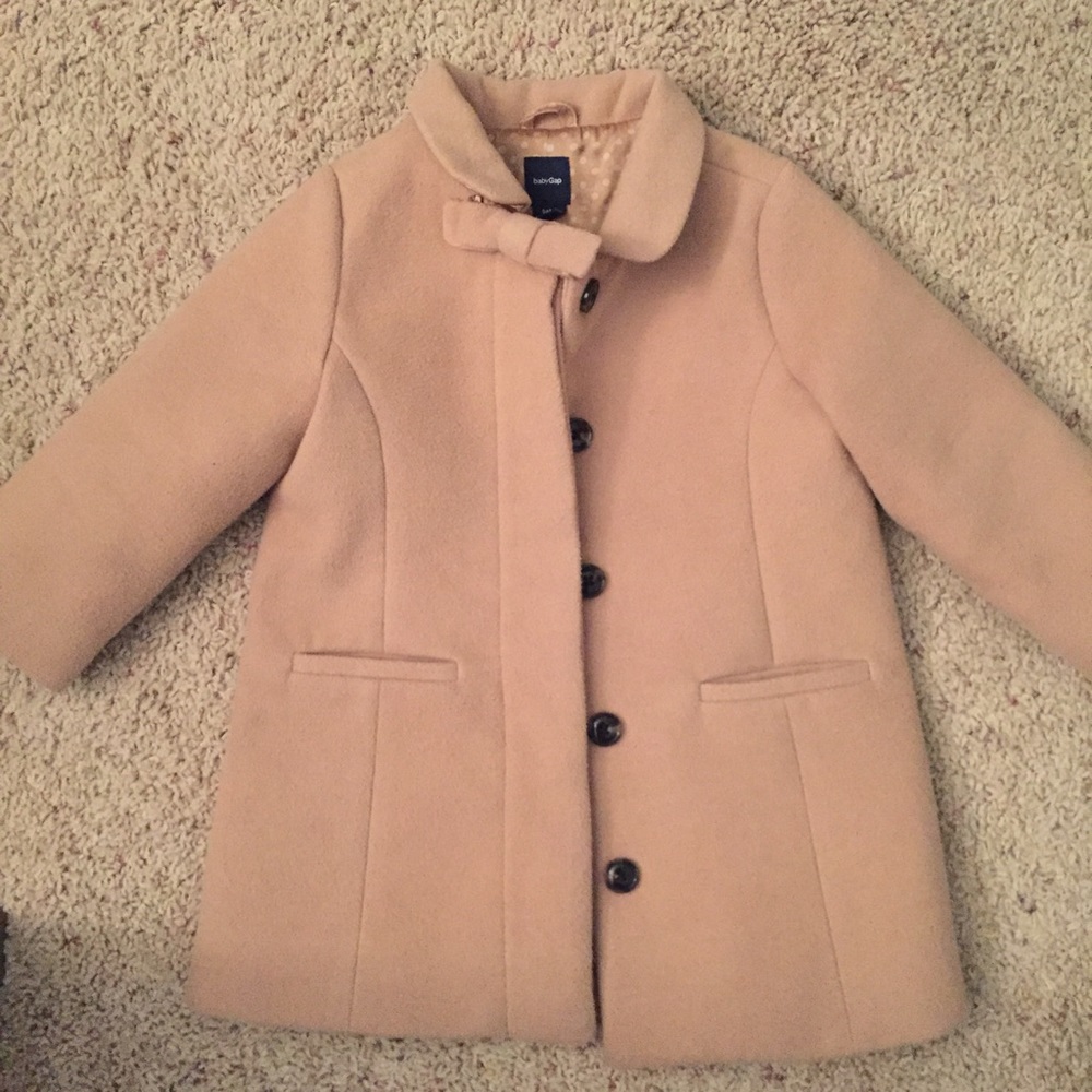 Gap baby tan coat size 18-24M