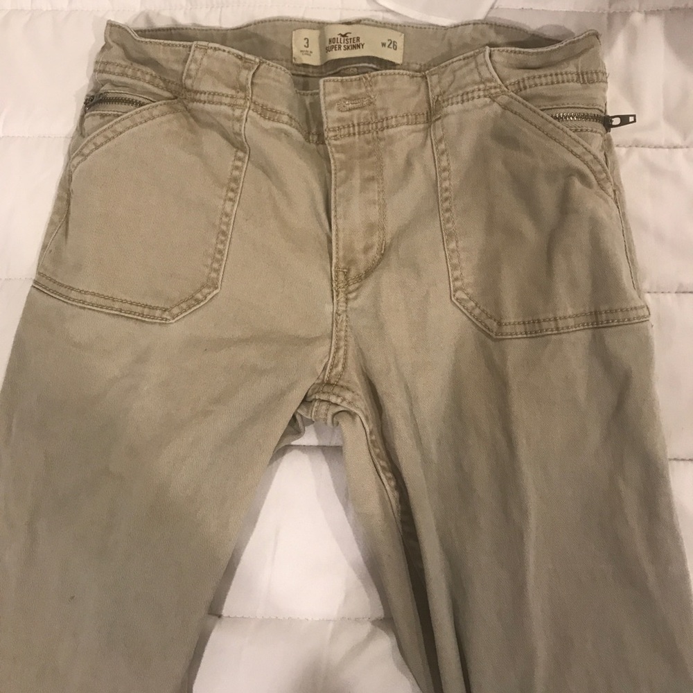 Hollister skinny cargo jeans