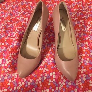 Blush heels SIZE 10