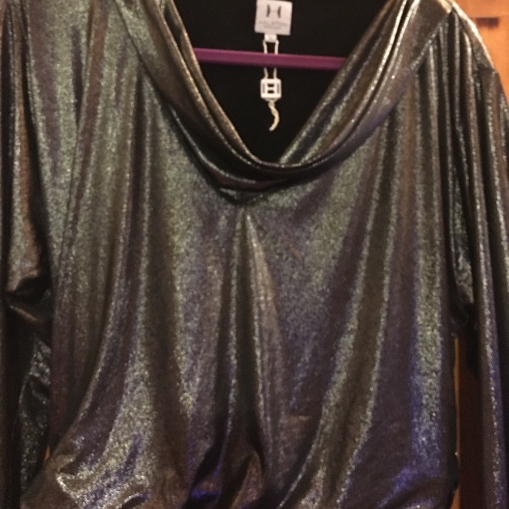 Halston shimmer dress in size 10. New!