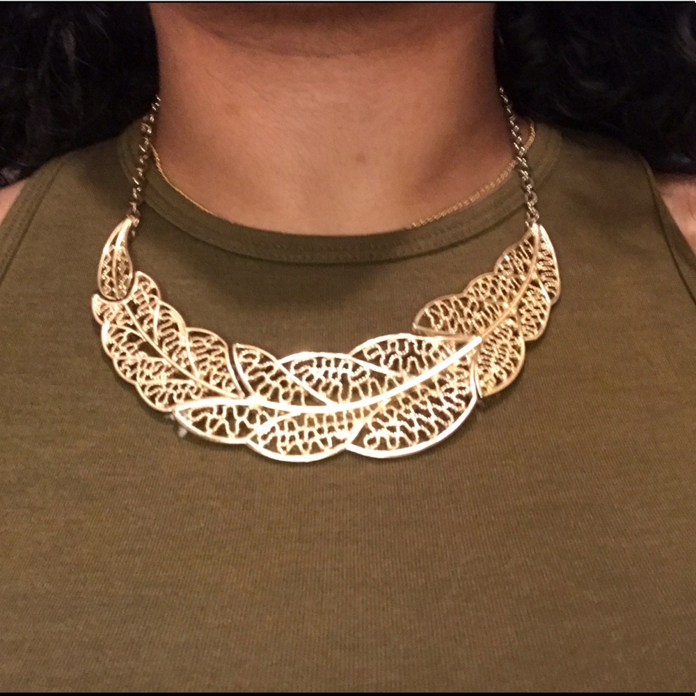 Gold Leaf Necklace