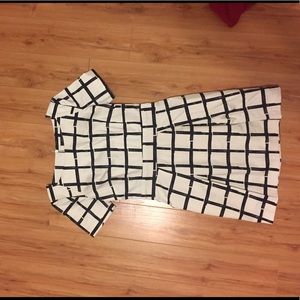 Black and white dress