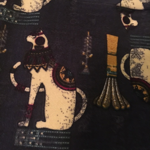 🖤LULAROE🖤 Egyptian Cats Print Leggings, OS - Picture 2 of 6