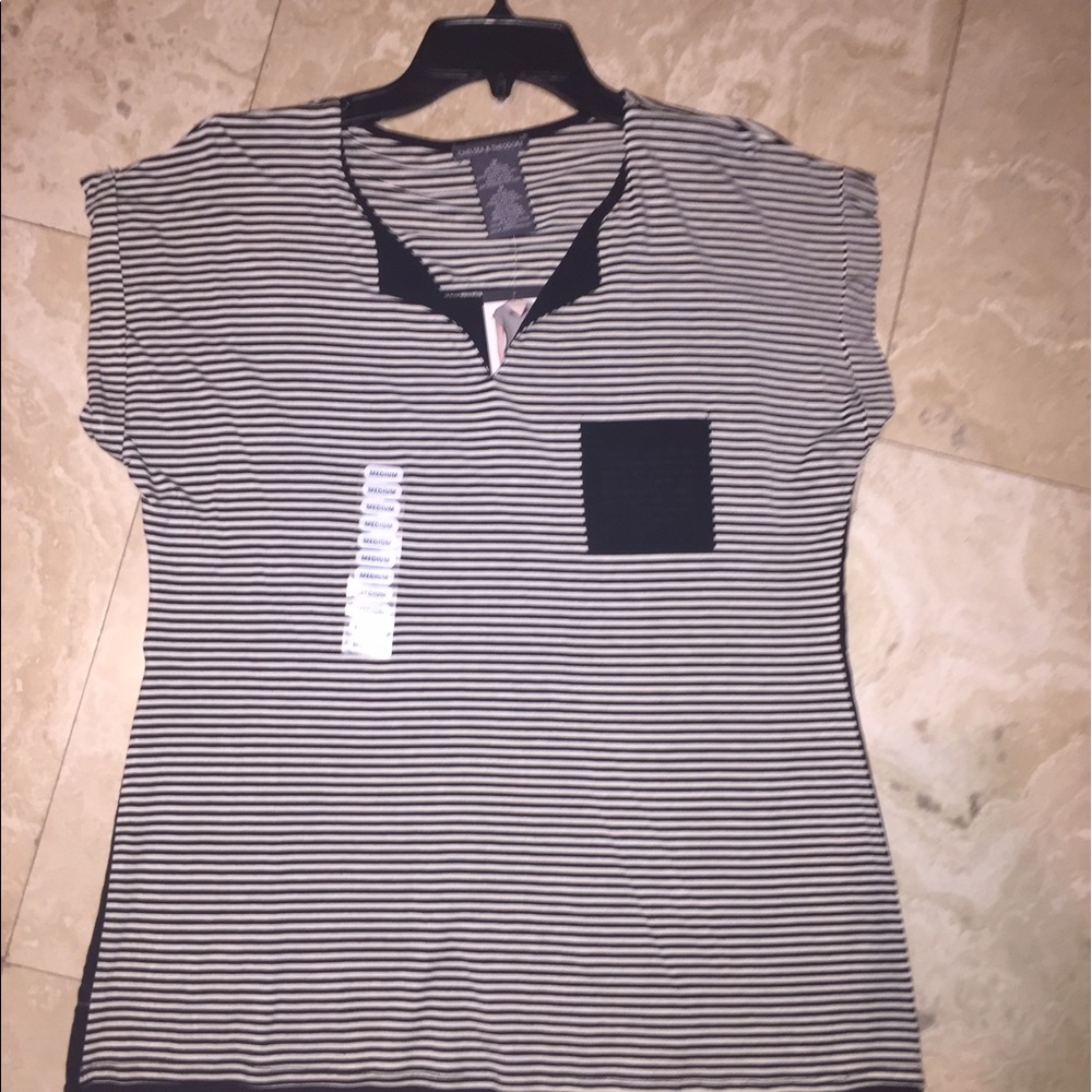 Chelsea & Theodore Stripe Top