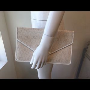 Dior Vintage White Clutch