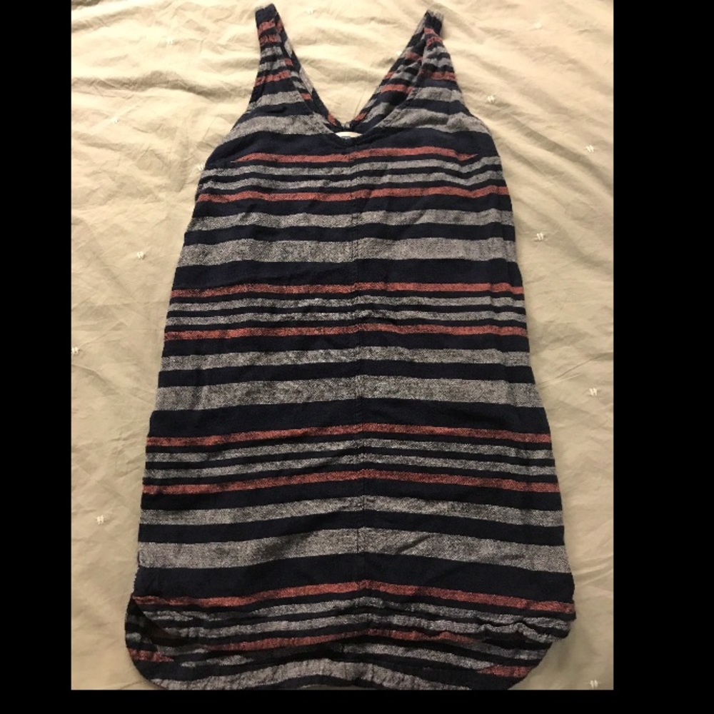 Striped summer tank dress