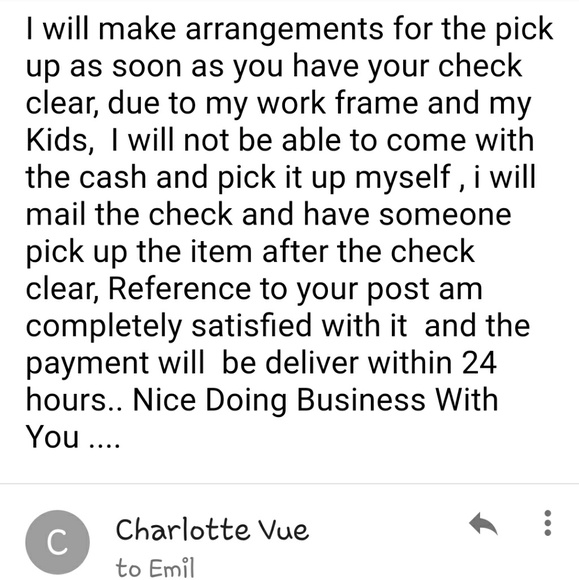 Please be careful of scams!!!! - Picture 4 of 5