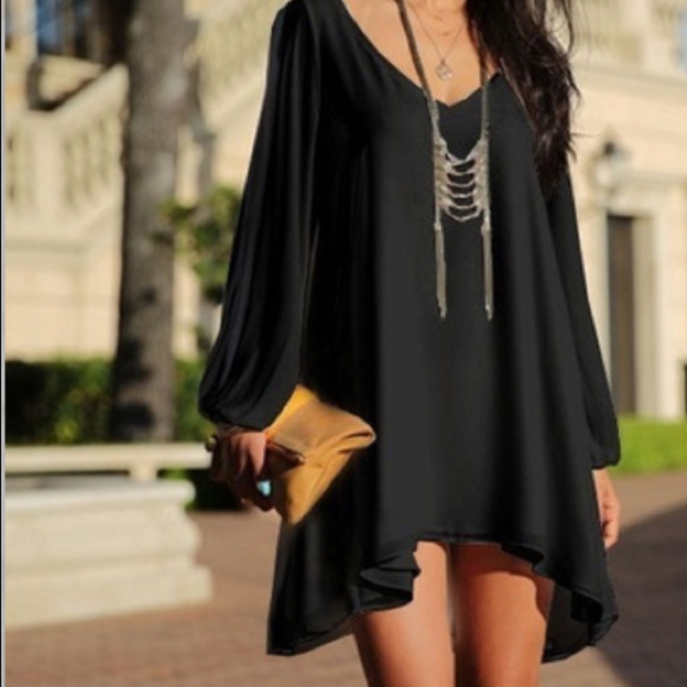 Cold shoulder dress
