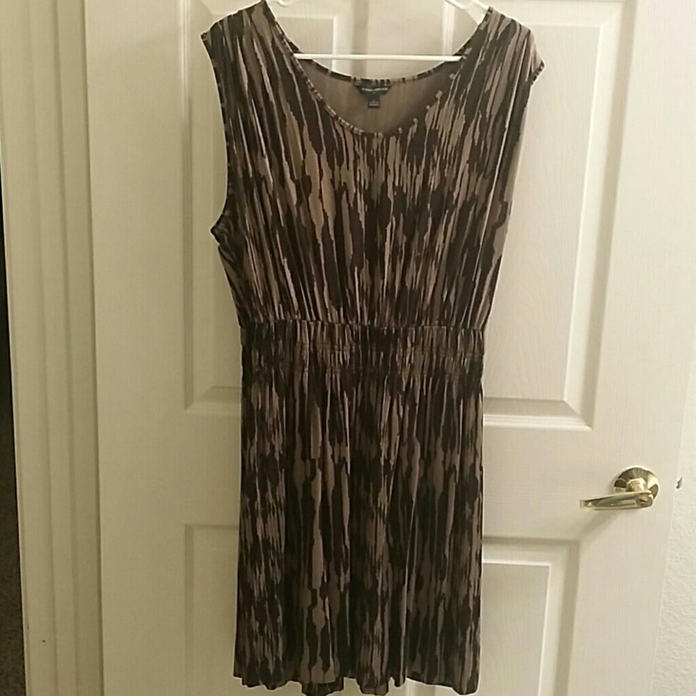 Banana Republic Dress Brown/Tan Sz Large
