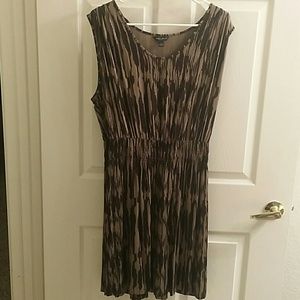 Banana Republic Dress Brown/Tan Sz Large