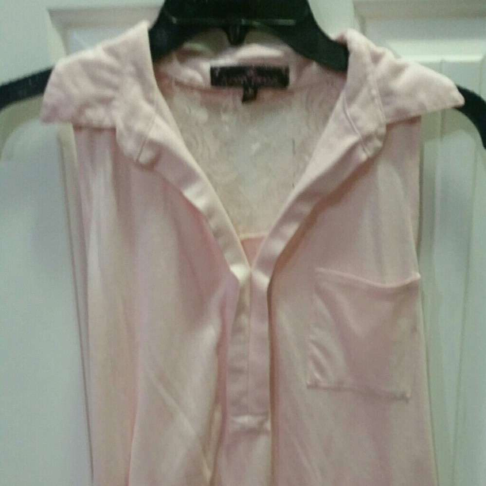 Almost Famous light pink tank top