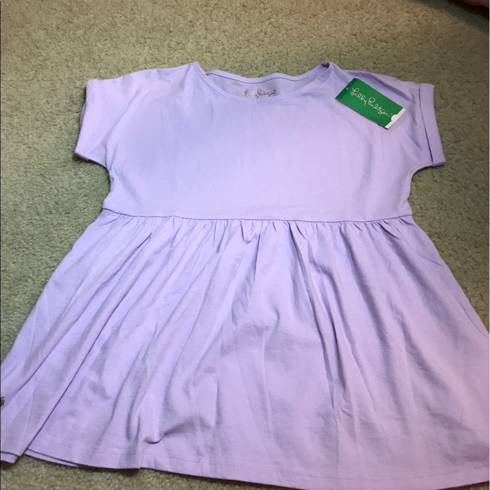 Lilly Pulitzer Girls xl purple top!