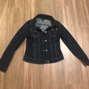 Dark wash jean jacket
