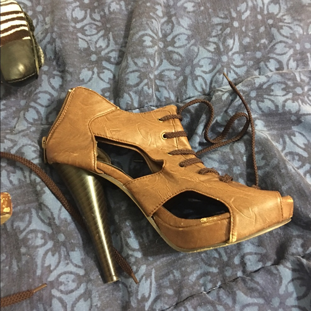 Brown heels