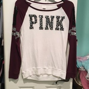 Victoria's Secret pink longsleeve shirt