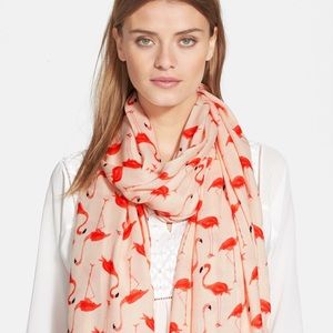 Kate Spade flamingo scarf