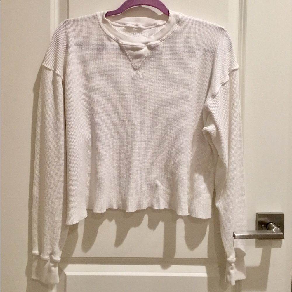 White Laila Thermal Top