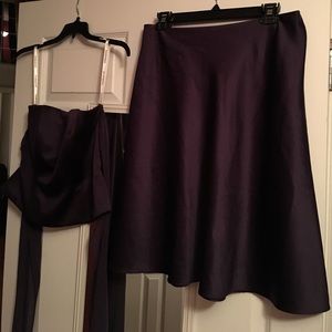 Davids bridal two piece bridesmaid skirt/top