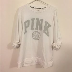 comfortable white sweatshirt!