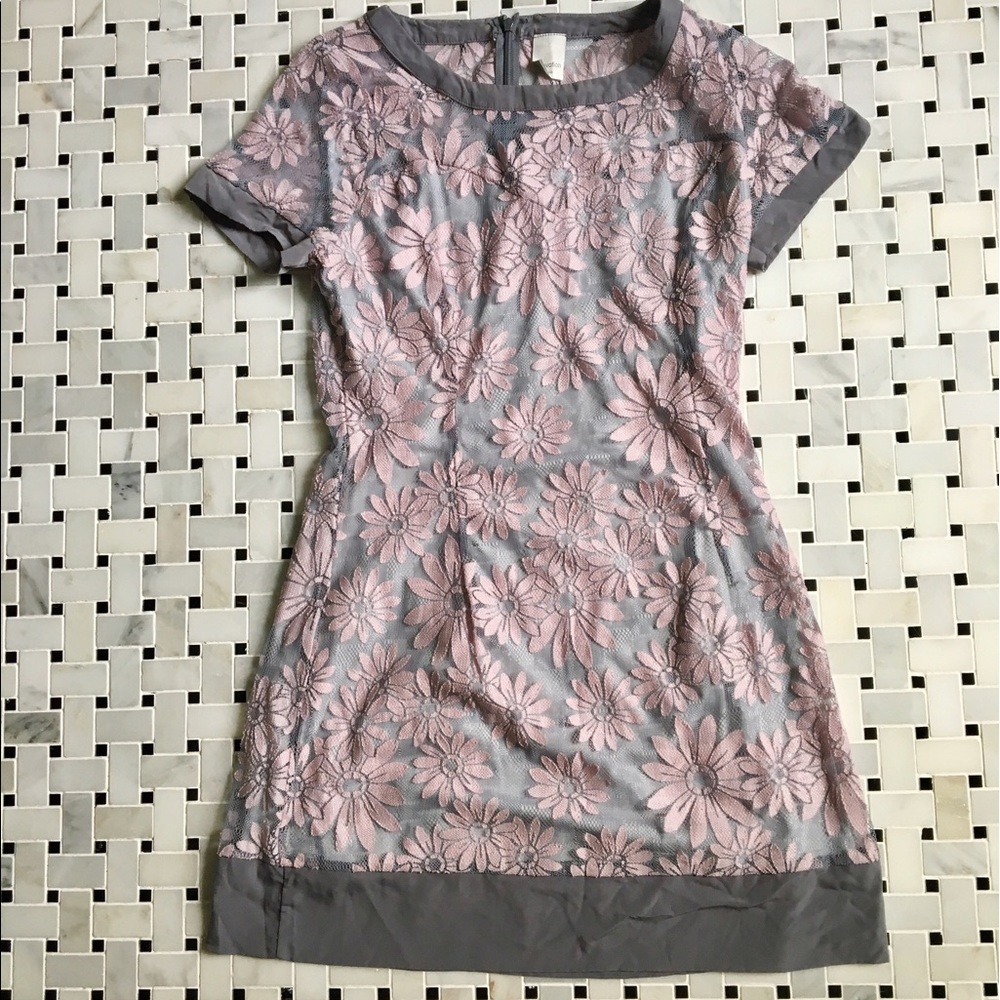 Beautiful Floral Overlay Dress