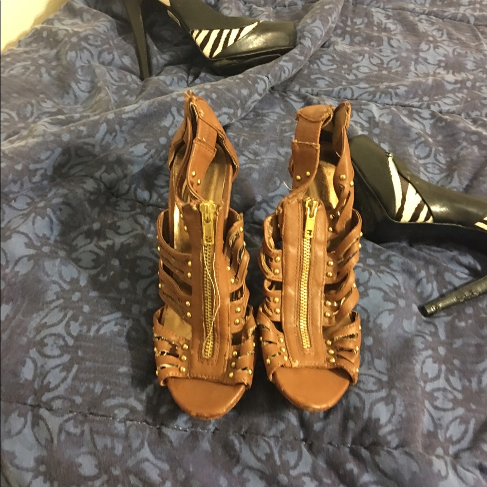 Brown heels