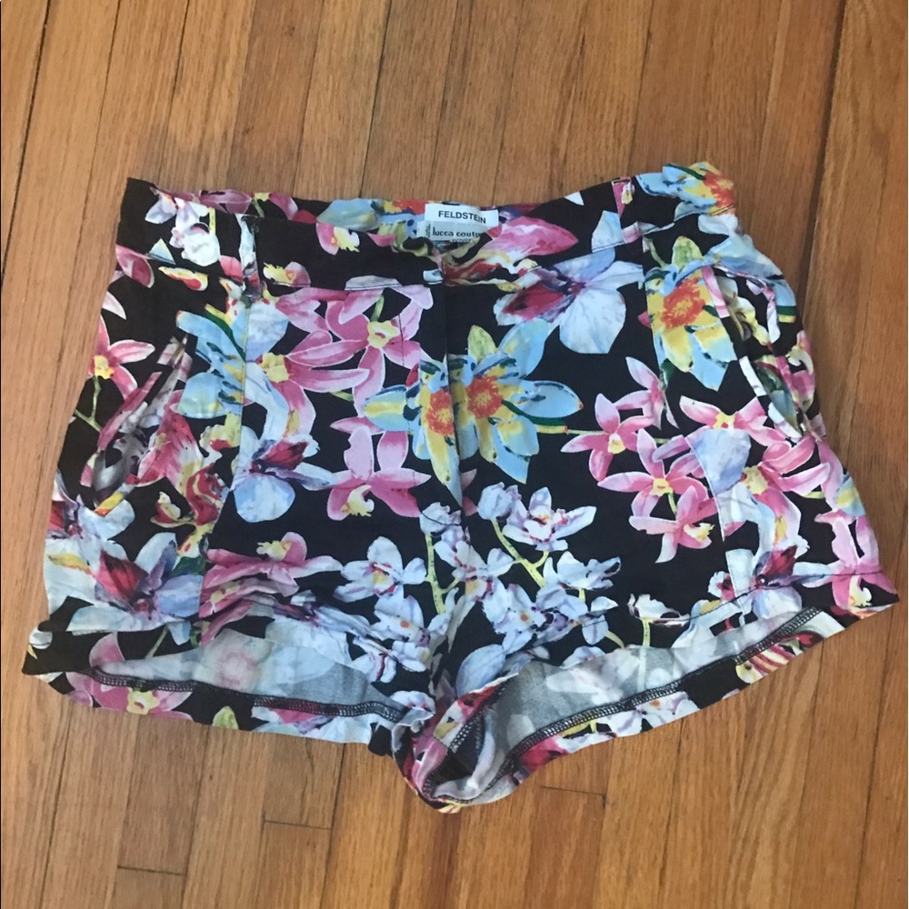Urban Outfitters high waisted floral shorts