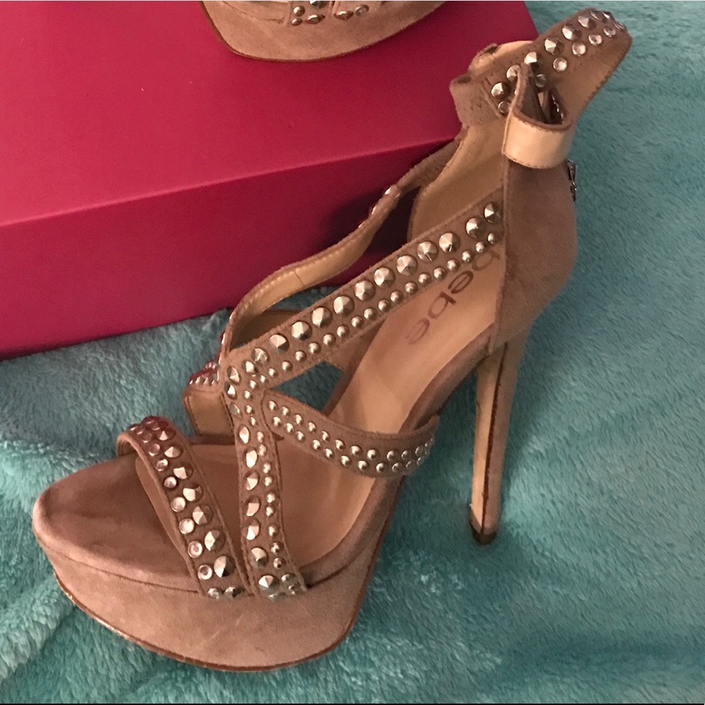 BEBE platform shoes