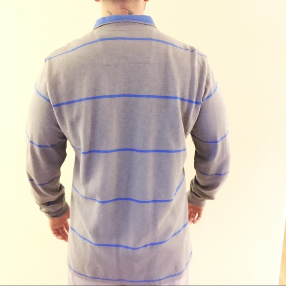 Chaps Long Sleeve Pullover Polo Size: Large - Picture 2 of 4