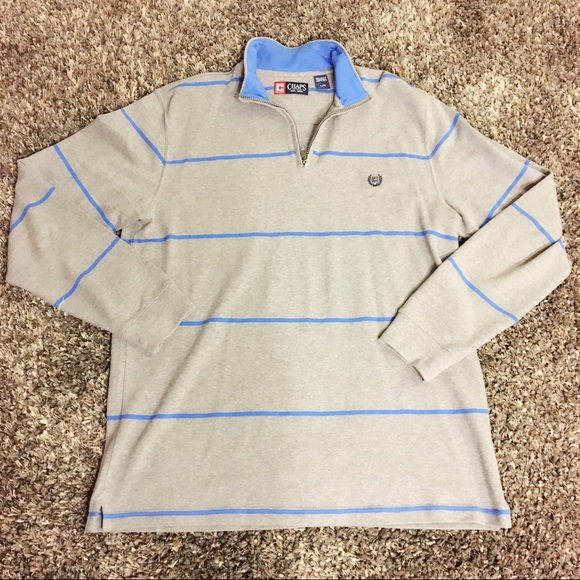 Chaps Long Sleeve Pullover Polo Size: Large - Picture 3 of 4