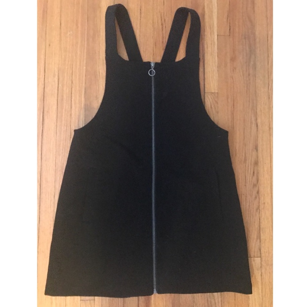 black Forever 21 overalls dress