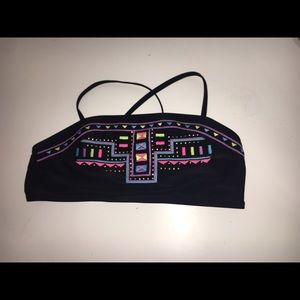 Girls Bralette Embellished Aztec Bikini Top
