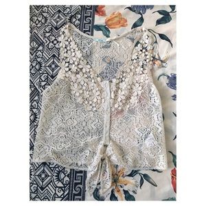 Lace cover up