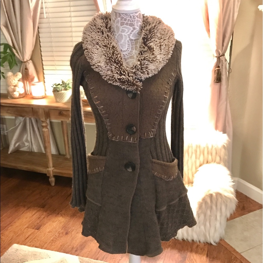 Bohemian Knit Sweater Cardigan