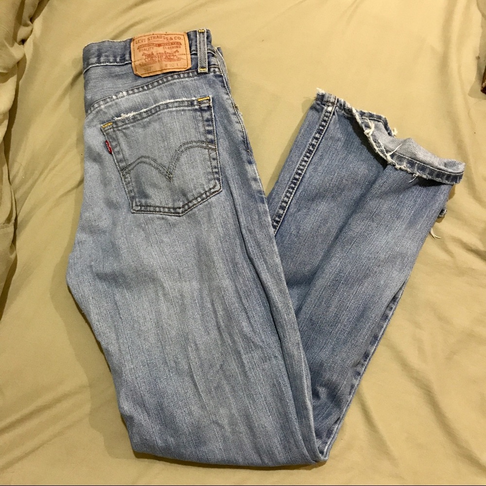 Vintage Levi's loose boot cut jeans