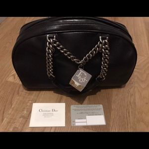 Authentic Christian Dior Leather Bag