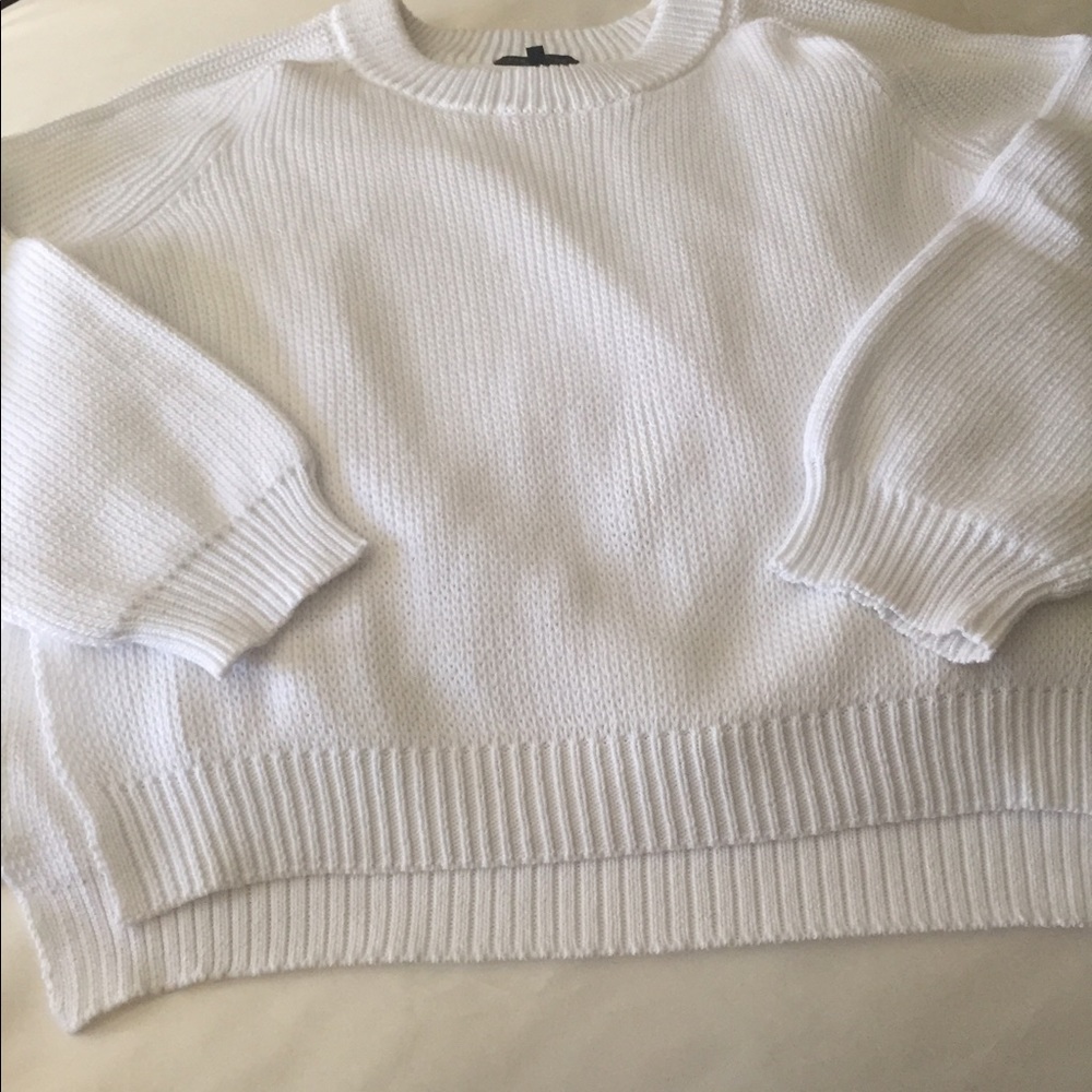 Rag & bone summer white sweater. Size Large