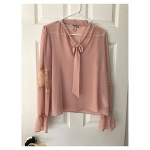 Forever 21 sheer laced top